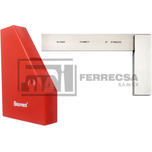 ESCUADRA PRECISION 6" ACERO INOXIDABLE 3020-6 STARRET*