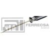 DESARMADOR PLANO BARRA REDONDA 1/4X6  9516 KNOVA