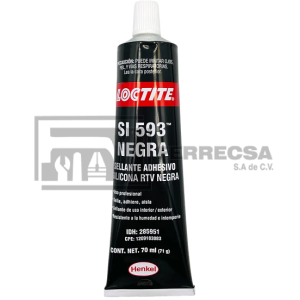 SILICON RTV NEGRO 70ML.(12)285951 LOCTITE